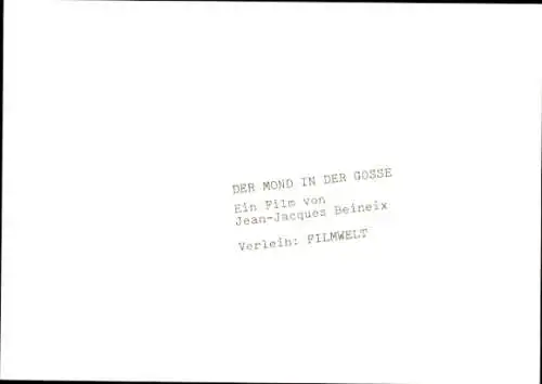 Foto Filmszene Der Mond in der Gosse F/I 1983, Gérard Depardieu