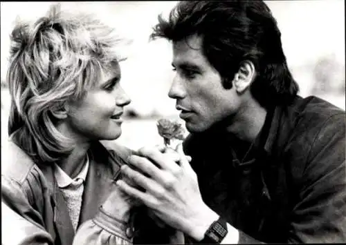 Foto Schauspieler Grease USA 1978, Olivia Newton-John, John Travolta