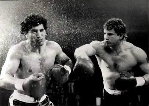 Pressefoto Filmszene, Rocky V, Tommy Morrison, Sylvester Stallone