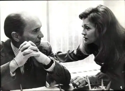 Pressefoto Filmszene, Network, Robert Duvall, Faye Dunaway