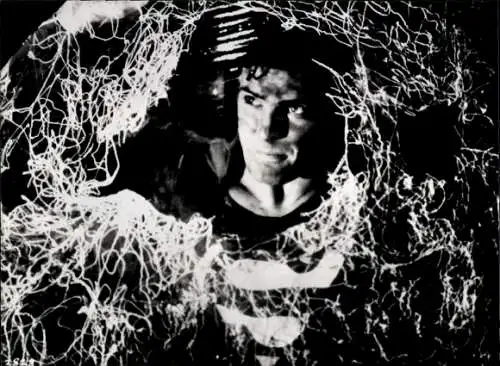 Foto Filmszene, Superman III - Der stählerne Blitz, Schauspieler Christopher Reeve und Margot Kidder