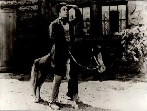 Foto Filmszene, Gastfreundschaft, Schauspieler Buster Keaton