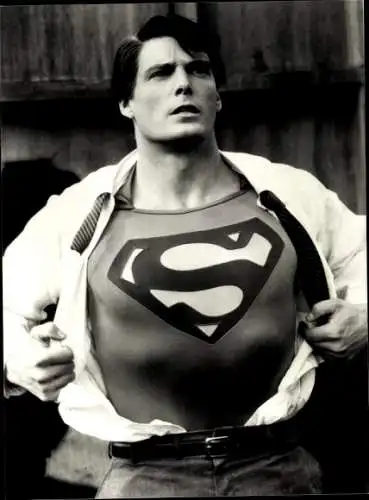 Pressefoto Filmszene, Superman 3 - der stählerne Blitz, Christopher Reeve