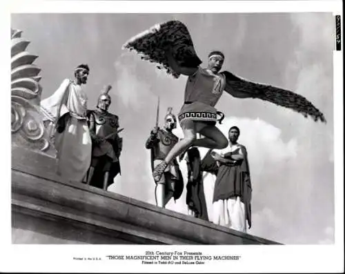 Foto Filmszene "Those Magnificent Men in their flying Machines", GB 1965, Szene u.a. mit Red Skelton