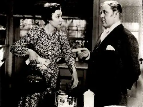 Foto Filmszene "Ein Butler in Amerika", USA 1935, Szene mit ZaSu Pitts und Charles Laughton