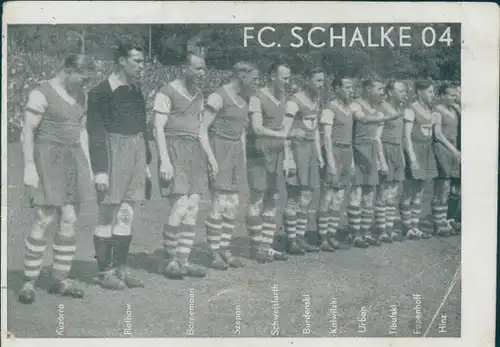 Ak FC Schalke 04 Fußball Mannschaft, Meister, Unterschriften Kuzorra und Szepan 1942