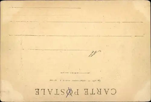 Ak Lure Haute Saône, Souvenir Francais, Denkmal