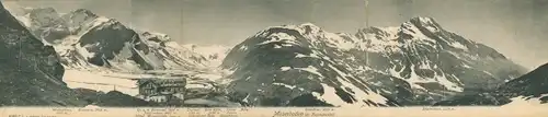 Klapp Ak Kaprun in Salzburg, Moserboden, Mooserboden, Alpenpanorama