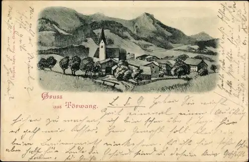 Ak Törwang Samerberg in Oberbayern, Ortsansicht