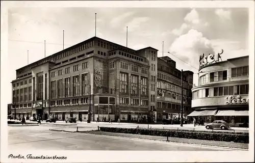 Ak Berlin Charlottenburg, Tauentzienstraße, Geschäfte, KaDeWe