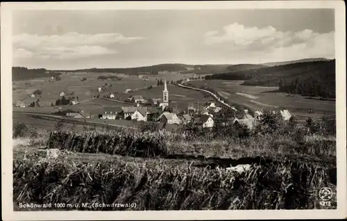 Ak Schönwald im Schwarzwald, Totalansicht