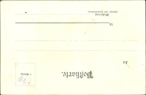 Litho Mainz in Rheinland Pfalz, Dom, Totalansicht