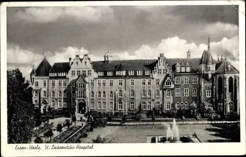 Ak Steele Essen im Ruhrgebiet, St. Laurentius Hospital