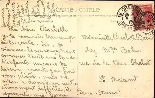 Ak Le Creusot Saône et Loire, Usines Schneider, Obusier