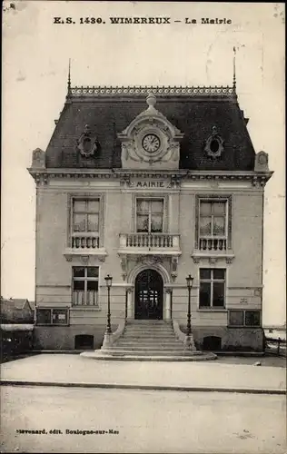 Ak Wimereux Pas de Calais, La Mairie