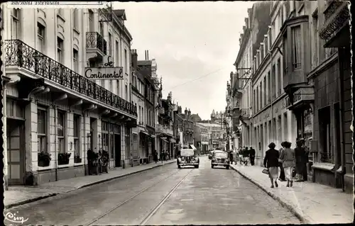 Ak Wimereux Pas-de-Calais, Rue Carnot, Le Continental