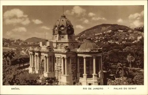 Ak Rio de Janeiro Brasilien, Senatspalast