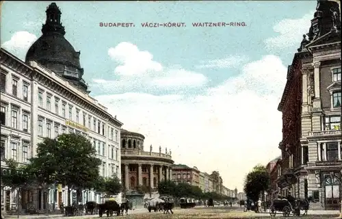 Ak Budapest Ungarn, Waitzner-Ring