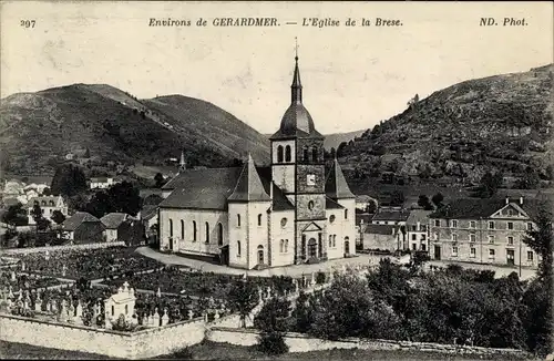 Ak La Bresse Vogesen, Kirche