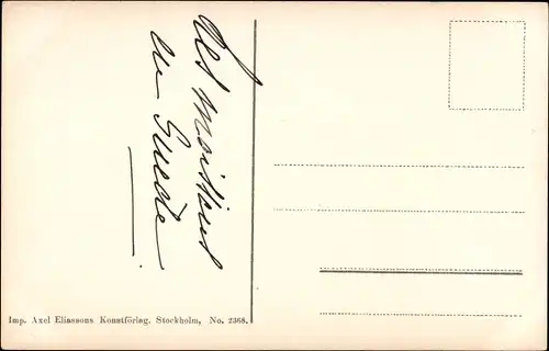 Ak Schwedische Tracht, Heuernte, Bauern, Sense