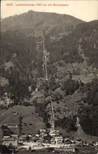 Ak Lauterbrunnen Kanton Bern, Mürrenbahn