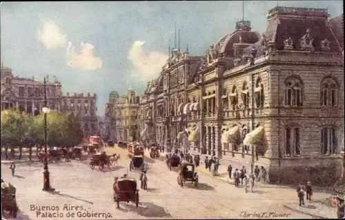 Künstler Ak Flower, Charles, Buenos Aires Argentinien, Palacio de Gobierno