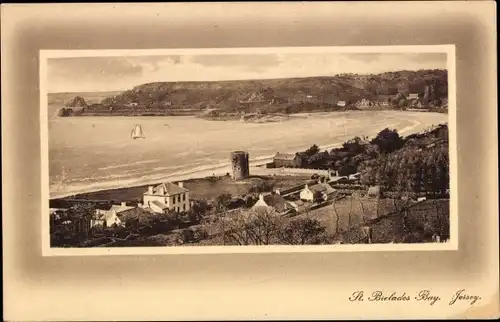 Passepartout Ak St Brelade Kanalinsel Jersey, Panorama