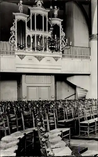 Ak Coevorden Drenthe, Orgel in der Kirche