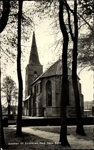 Ak Zuidlaren Drenthe Niederlande, Kirche