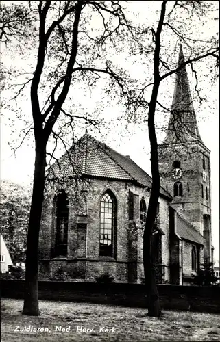 Ak Zuidlaren Drenthe Niederlande, Kirche