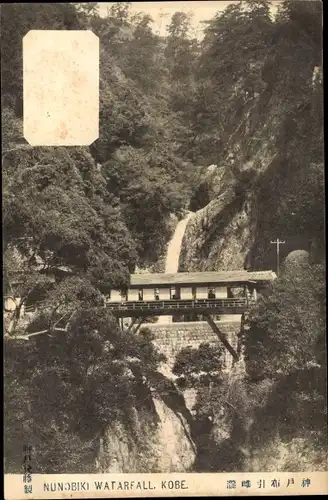 Ak Kobe Präf Hyogo Japan, Nunobiki Wasserfall