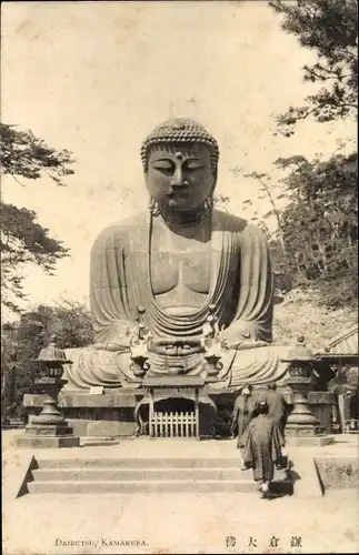Ak Kamakura Präf Kanagawa Japan, Daibutsu