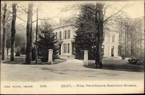 Ak Zeist Utrecht Niederlande, Prins Hendriksoord, Soesterdijker Straatweg
