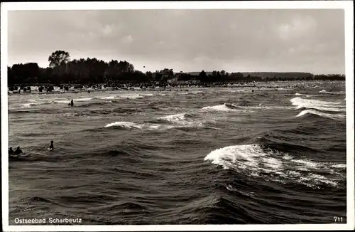 Ak Ostseebad Scharbeutz in Ostholstein, Strand