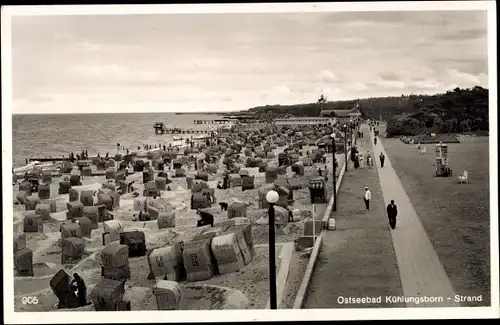 Ak Ostseebad Kühlungsborn, Strand, Promenade