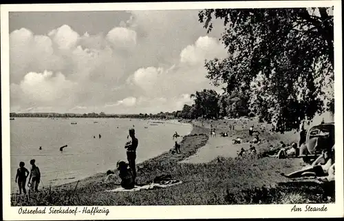 Ak Ostseebad Sierksdorf Haffkrug, Strand