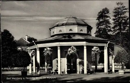 Ak Bad Meinberg am Teutoburger Wald, Kurpark, Pavillon