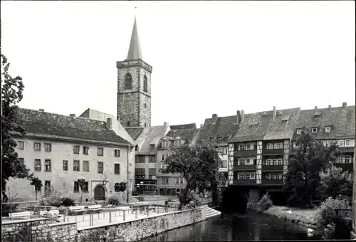 Foto Ak Erfurt in Thüringen, Teilansicht, Turm