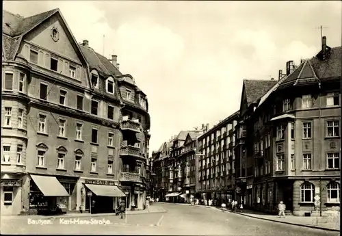 Ak Bautzen, Karl Marx Straße, Geschäfte