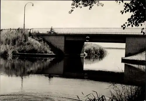 Ak Mellensee in Brandenburg, Nottekanal, Brücke