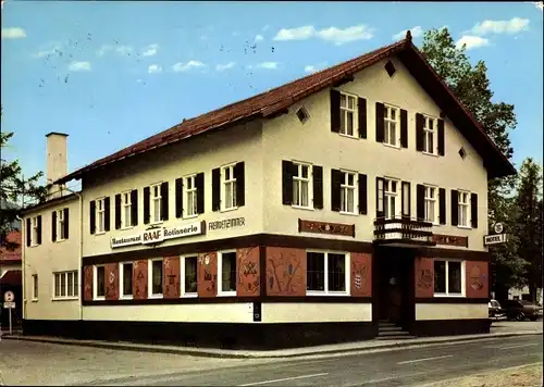 Ak Pfronten im Allgäu, Hotel Restaurant Rotisserie Raaf, Hauptstraße