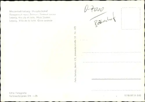 Ak Leipzig in Sachsen, Hauptbahnhof, Bus, Straßenbahn, Autos