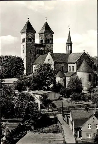 Ak Bad Klosterlausnitz in Thüringen, Teilansicht mit Kirche