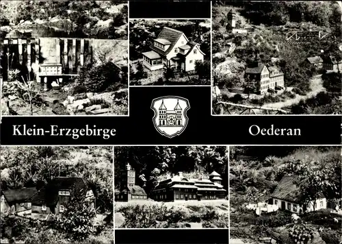 Ak Oederan in Sachsen, Klein Erzgebirge, Miniaturdorf