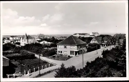 Ak Nordseebad Sankt Peter Ording, Teilansicht