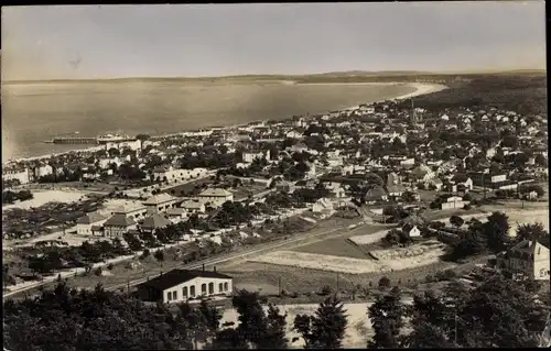 Foto Ak Ostseebad Ahlbeck Heringsdorf Usedom, Stadtpanorama von der Bismarckwarte