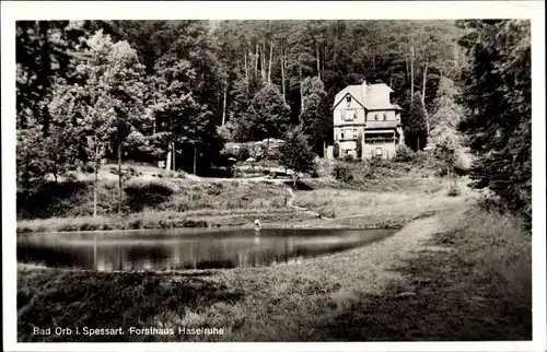 Ak Bad Orb im Spessart, Forsthaus Haselruhe