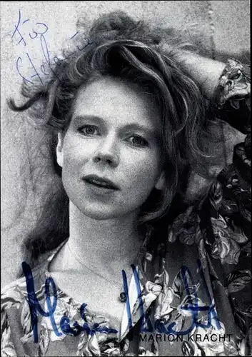 Ak Schauspielerin Marion Kracht, Portrait, Autogramm