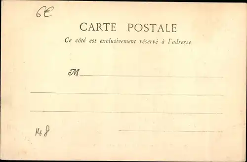 Postkarte Montdidier-Somme, Avenue de la Gare, Gesamtansicht