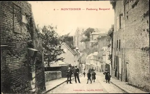 Ak Montdidier Somme, Faubourg Becquerel